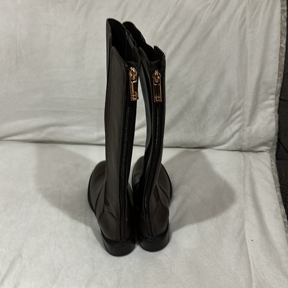 Tory Burch Christy Brown Leather Knee High Boots 7.5 - Picture 3 of 9